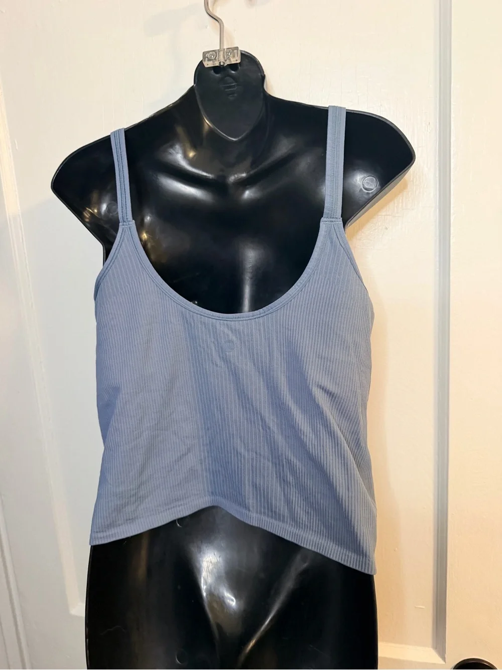 NWOT lululemon athletica Blue Ribbed Tank Top